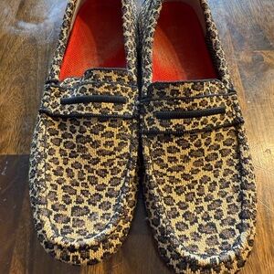 Rothy's Brown and Black Flats Classic Driver Style